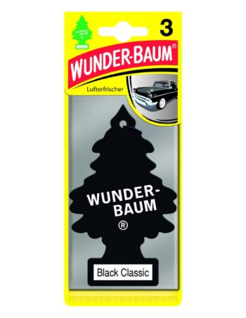 Gaisa atsvaidzinātājs WUNDER-BAUM eglīte Black Ice, 3 gab.