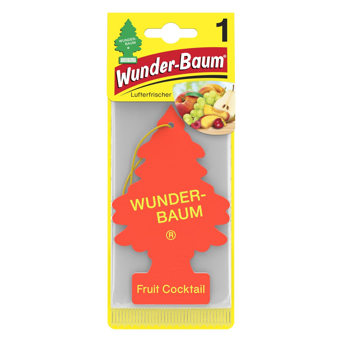 Gaisa atsvaidzinātājs WUNDER-BAUM eglīte Fruit Cocktail