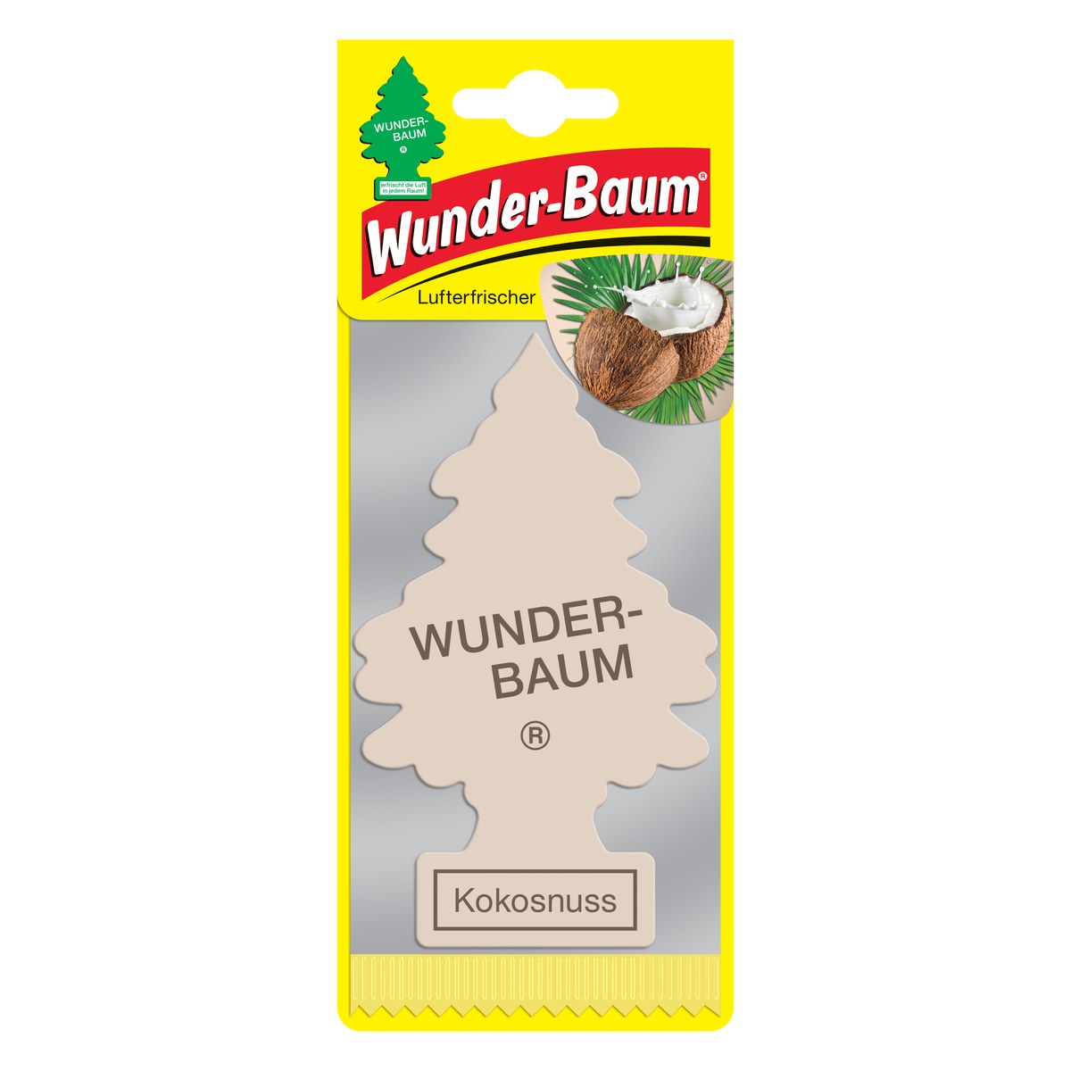 Gaisa atsvaidzinātājs WUNDER-BAUM eglīte Kokosnuss WB13 OE WB13