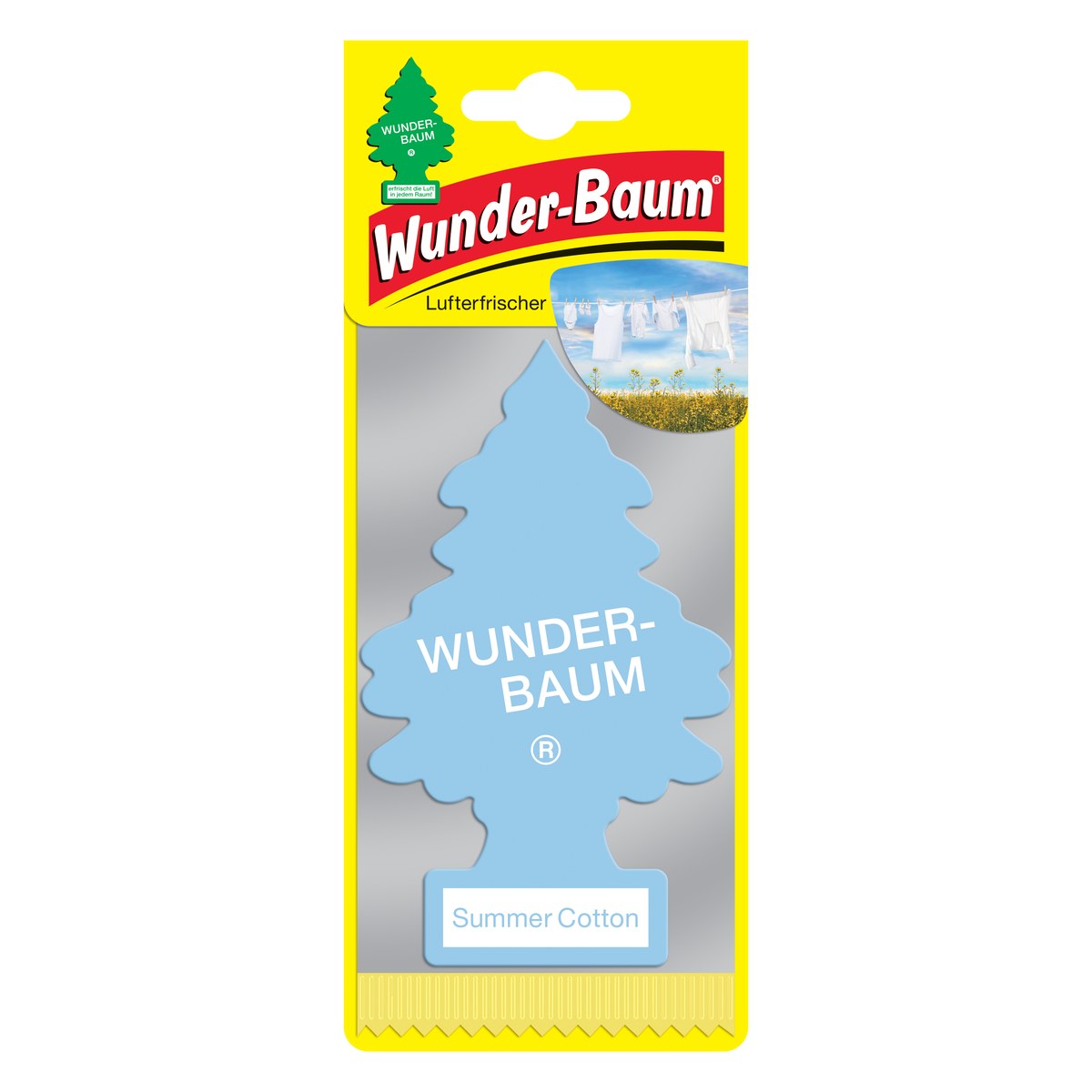 Gaisa atsvaidzinātājs WUNDER-BAUM eglīte Summer Cotton WB87 OE WB87