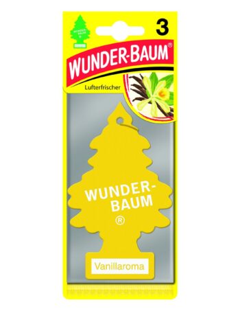 Gaisa atsvaidzinātājs WUNDER-BAUM eglīte Vanillaroma, 3 gab.