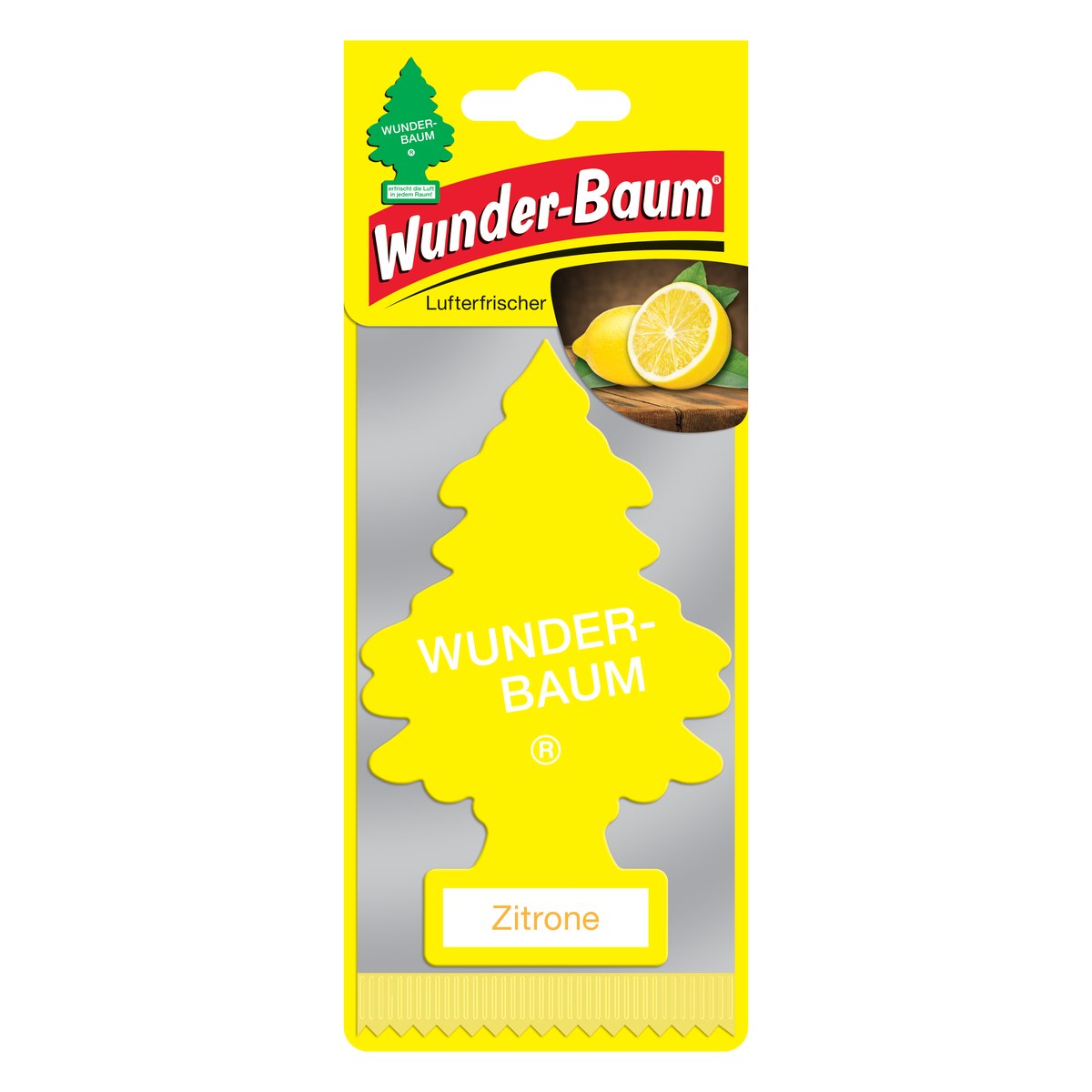 Gaisa atsvaidzinātājs WUNDER-BAUM eglīte Zitrone WB02 OE WB02