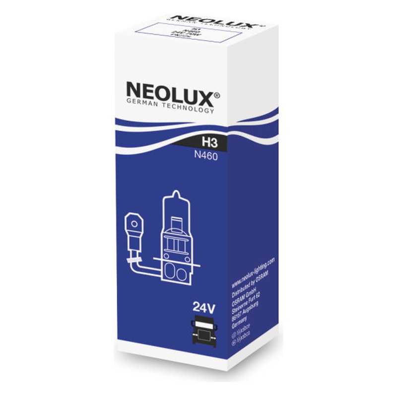Halogēna spuldze NEOLUX H3 24V 70W PK22s