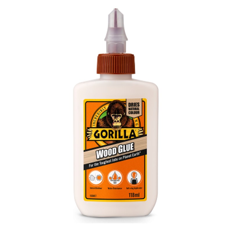 Koka līme Gorilla Wood Glue PVA, 118 ml GOR5044401 OE GOR5044401