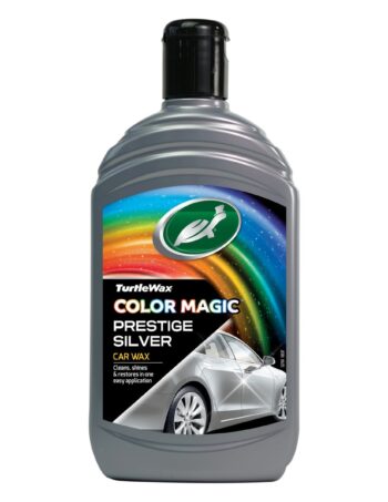 Krāsu atjaunojošs vasks Turtle Wax Color Magic Prestige Silver, 500 ml
