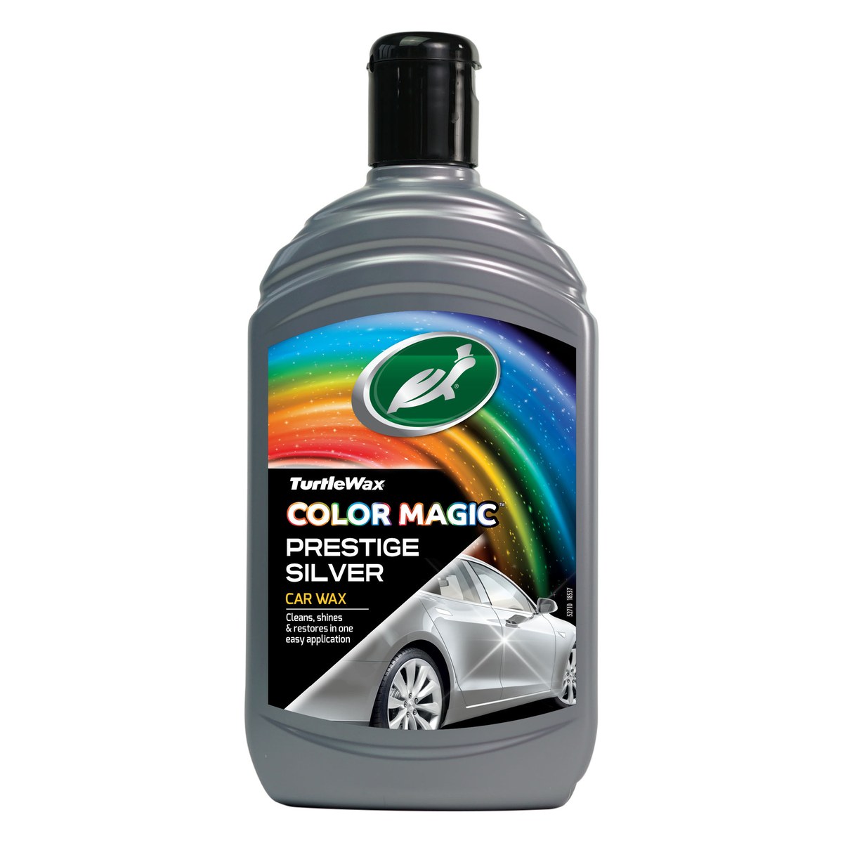 Krāsu atjaunojošs vasks Turtle Wax Color Magic Prestige Silver, 500 ml TW52710 OE TW52710
