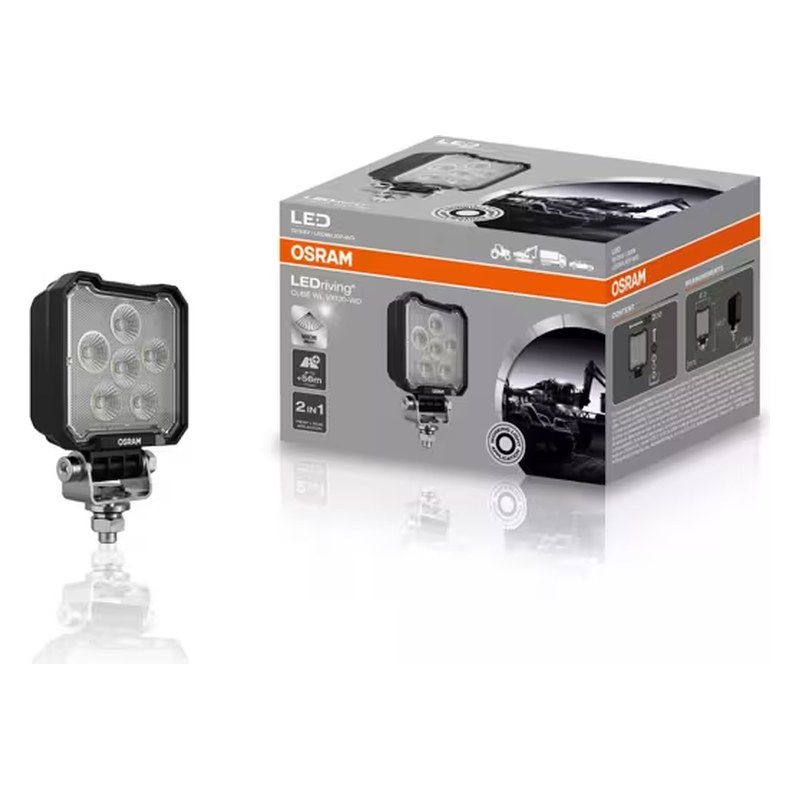 LED darba gaisma OSRAM LEDriving Cube WL VX100-WD, 20 W, 2000 lm