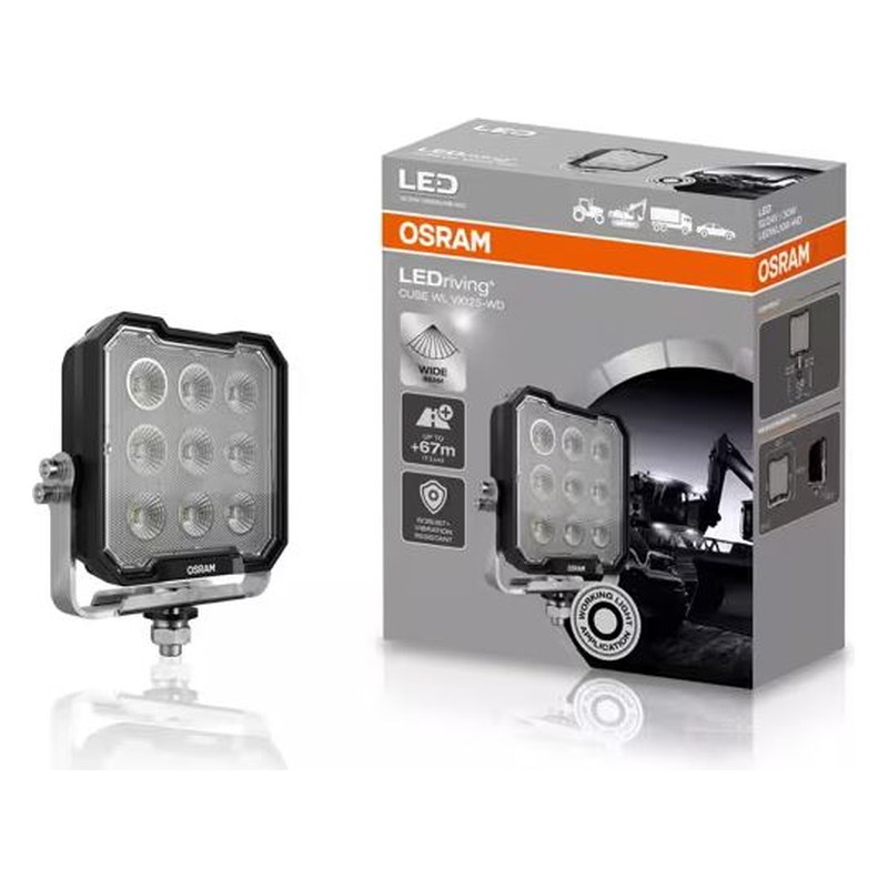 LED darba gaisma OSRAM LEDriving Cube WL VX125-WD, 30 W, 3000 lm