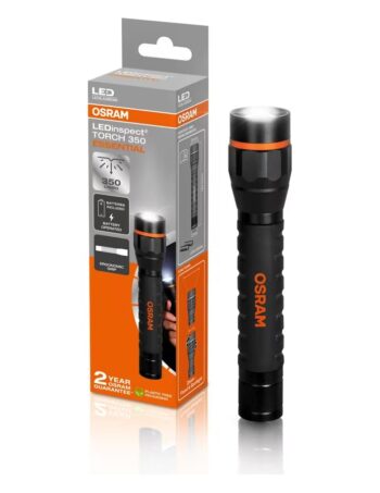 LED rokas lukturis OSRAM LEDinspect TORCH 350 ESSENTIAL ar tālummaiņu