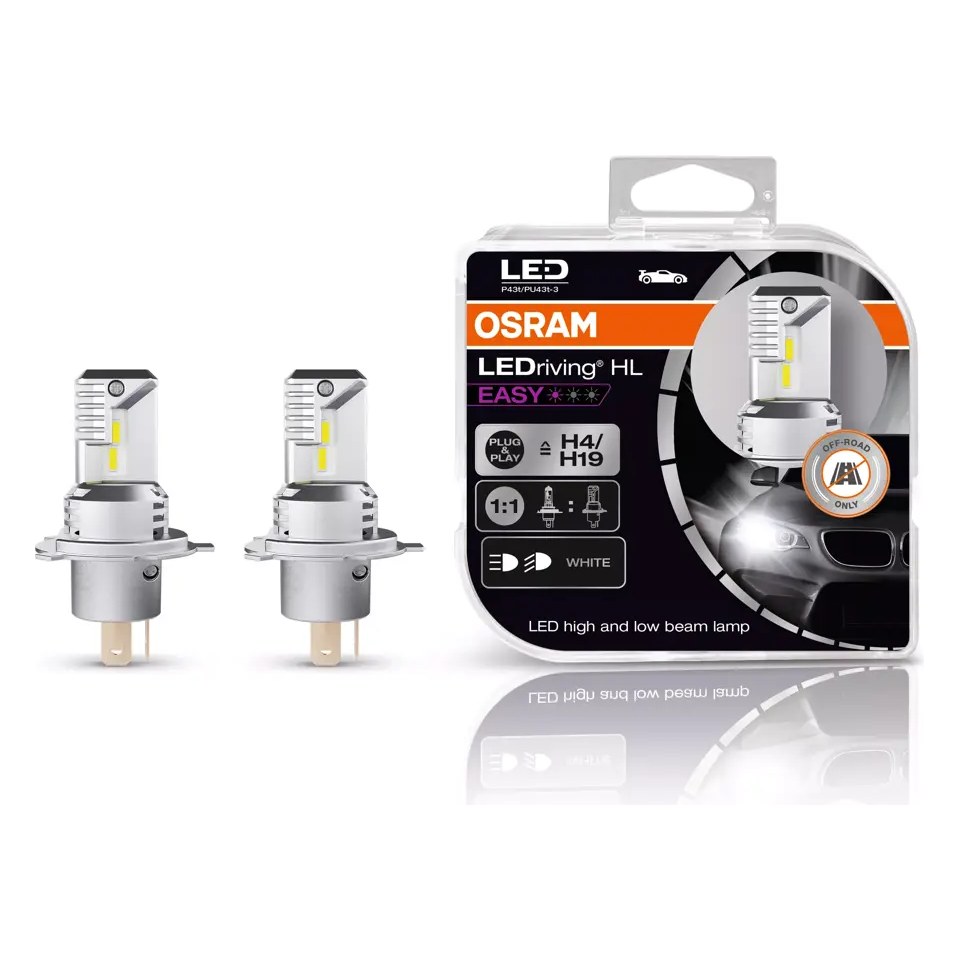 LED spuldžu pāris OSRAM LEDriving HL EASY GEN 2 H4 12V, off-road
