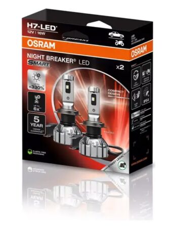 LED spuldžu pāris OSRAM NIGHT BREAKER LED SMART H7 12V