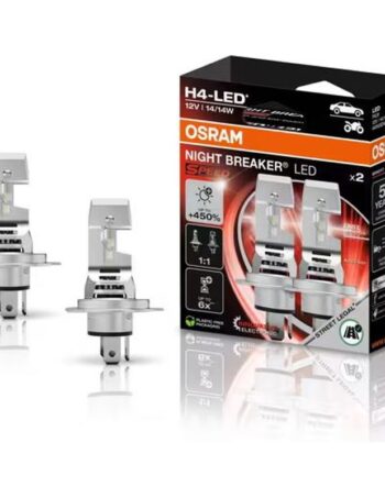 LED spuldžu pāris OSRAM NIGHT BREAKER LED SPEED 450 H4 12V