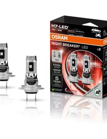 LED spuldžu pāris OSRAM NIGHT BREAKER LED SPEED H7 12V