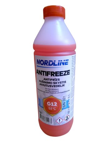 Longlife antifrīzs NORDLINE G12, sarkans, -35 °C, 1 kg