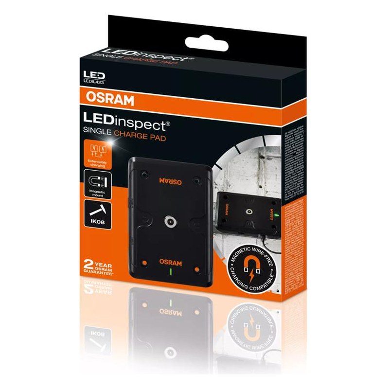 Magnētiskā uzlādes pamatne OSRAM LEDinspect SINGLE CHARGING PAD OLEDIL423 OE LEDIL423