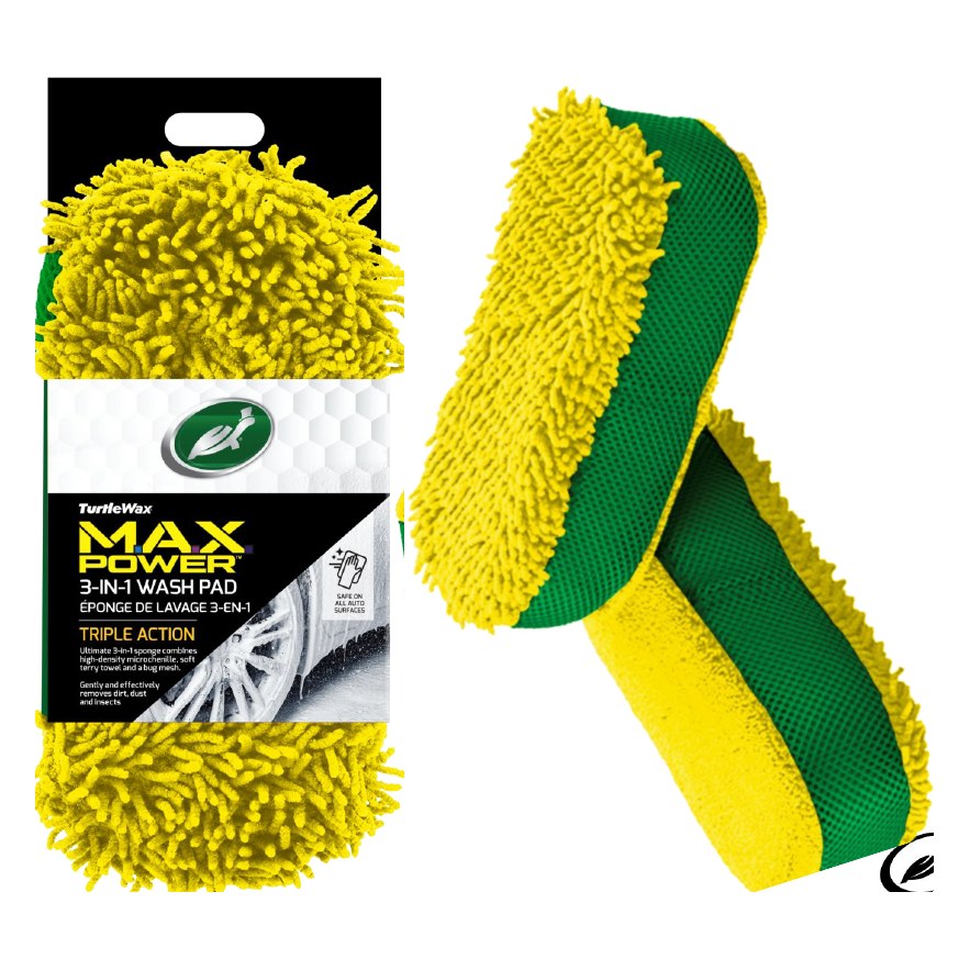 Mazgāšanas sūklis Turtle Wax Max Power 3 in 1 Wash Pad TWX54697 OE TWX54697