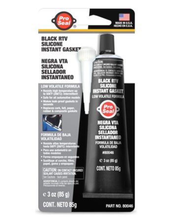 Melns RTV silikona blīvētājs Pro Seal Black, 85 g