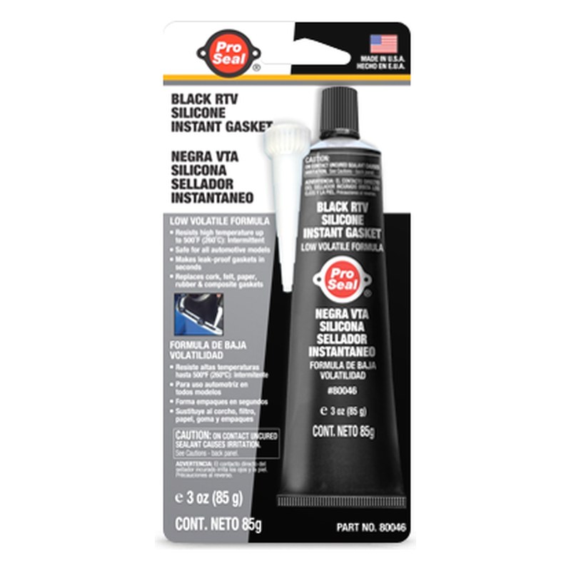 Melns RTV silikona blīvētājs Pro Seal Black, 85 g P80046R OE 80046