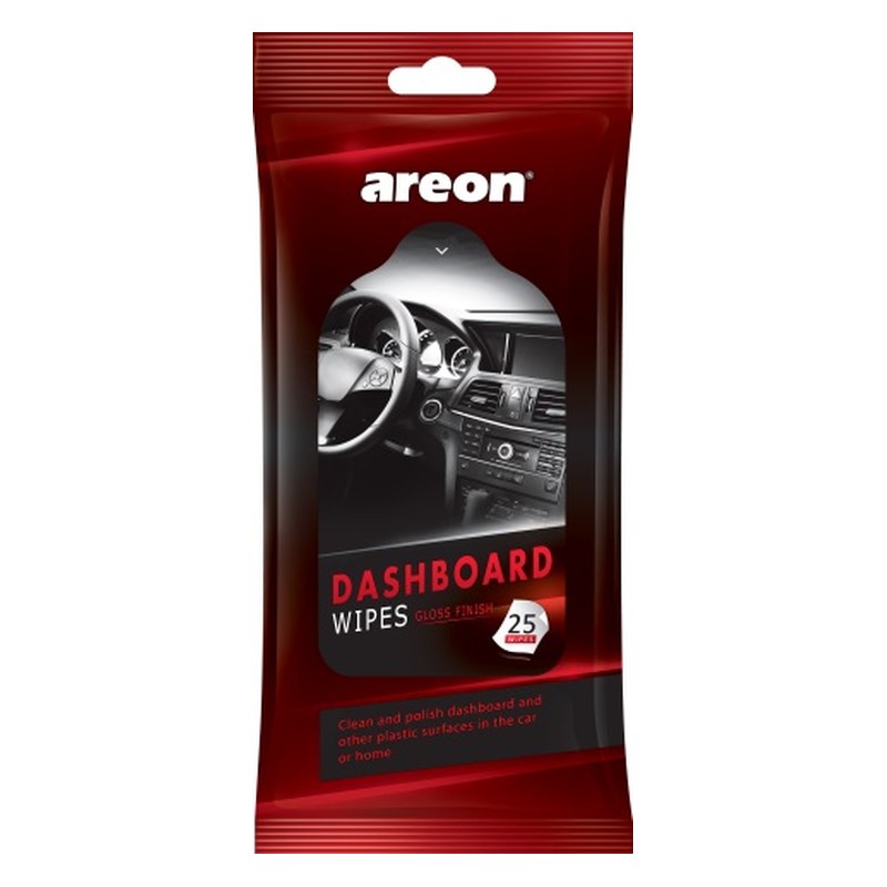 Mitrās salvetes paneļa kopšanai AREON Wipes Dashboard, 25 gab. AREWIPE2 OE AREWIPE2