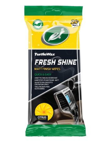 Salvetes paneļa kopšanai Turtle Wax Fresh Shine Matt Wipes