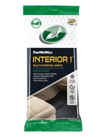 Mitrās salvetes auduma tīrīšanai Turtle Wax Interior 1 Wipes