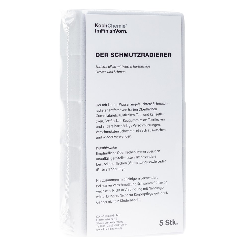 Netīrumu dzēšanas sūkļi Koch-Chemie, 5 gab. KOC999328-5 OE 999328