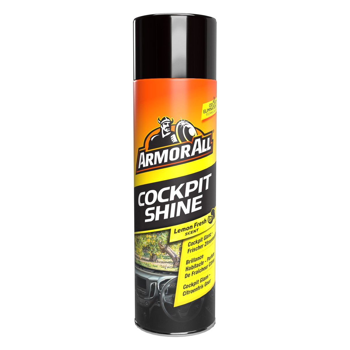 Paneļa aerosols Armor All Cockpit Shine Lemon Fresh, 500 ml A85500 OE A85500