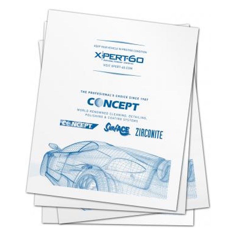Papīra aizsargpaklājiņi automašīnas grīdai CONCEPT, 250 gab. C89301 OE C89301