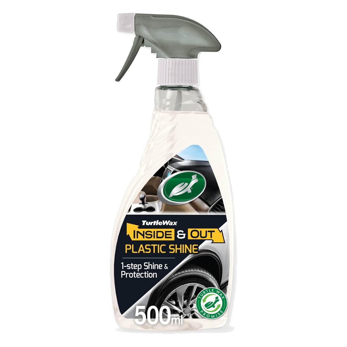 Plastmasas kopšanas līdzeklis Turtle Wax Inside & Out Plastic Shine, 500 ml