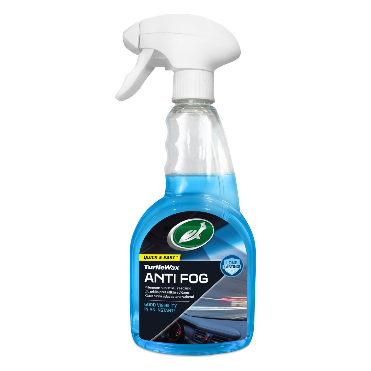 Pretaizsvīšanas līdzeklis stikliem Turtle Wax Anti Fog, 500 ml