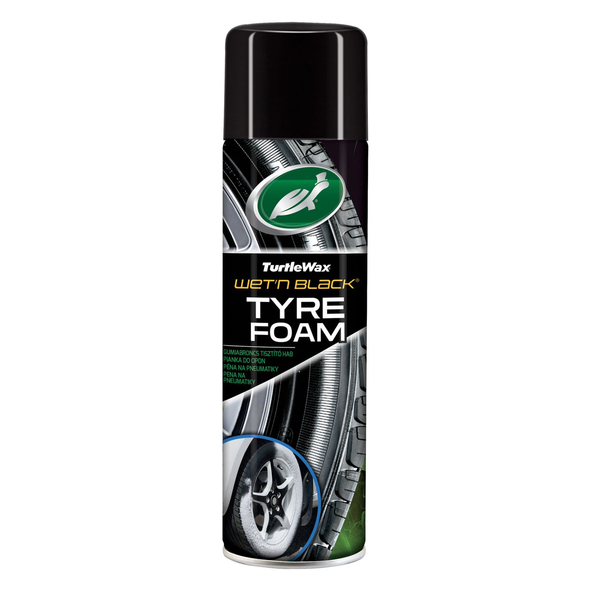 Riepu spīduma putas Turtle Wax Wet'N'Black Tyre Foam, 500 ml TW53180 OE TW53180