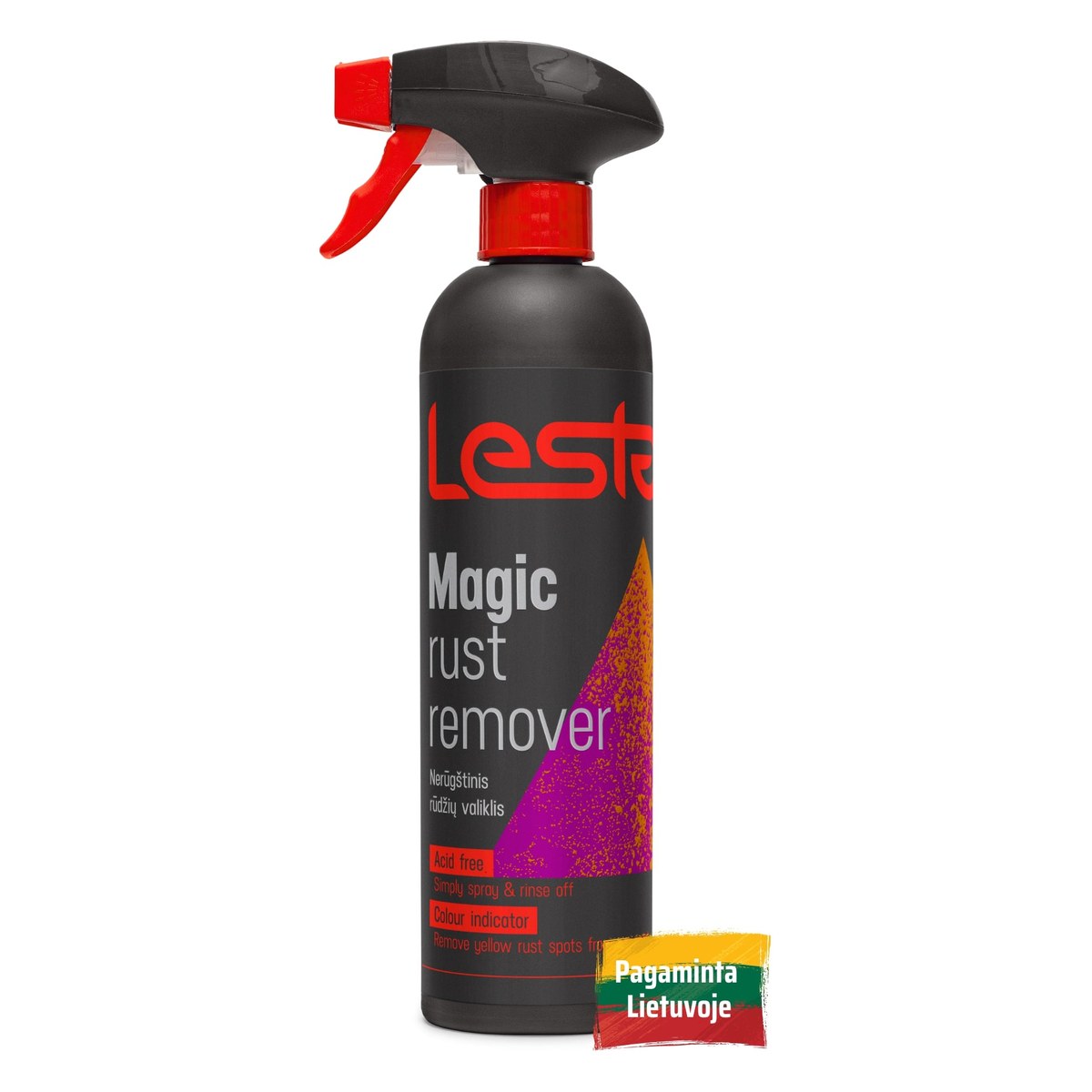 Rūsas noņēmējs LESTA Magic Rust Remover, 500 ml LES-AKL-RUMAG/0.5 OE LES-AKL-RUMAG