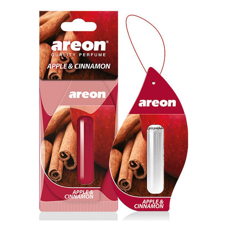 Šķidrais gaisa atsvaidzinātājs AREON Liquid Apple & Cinnamon, 5 ml
