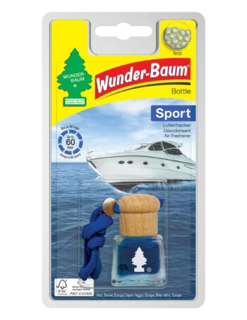 Šķidrais gaisa atsvaidzinātājs WUNDER-BAUM Bottle Sport, 4,5 ml