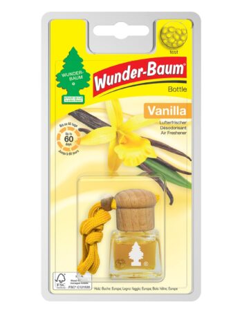 Šķidrais gaisa atsvaidzinātājs WUNDER-BAUM Bottle Vanilla, 4,5 ml