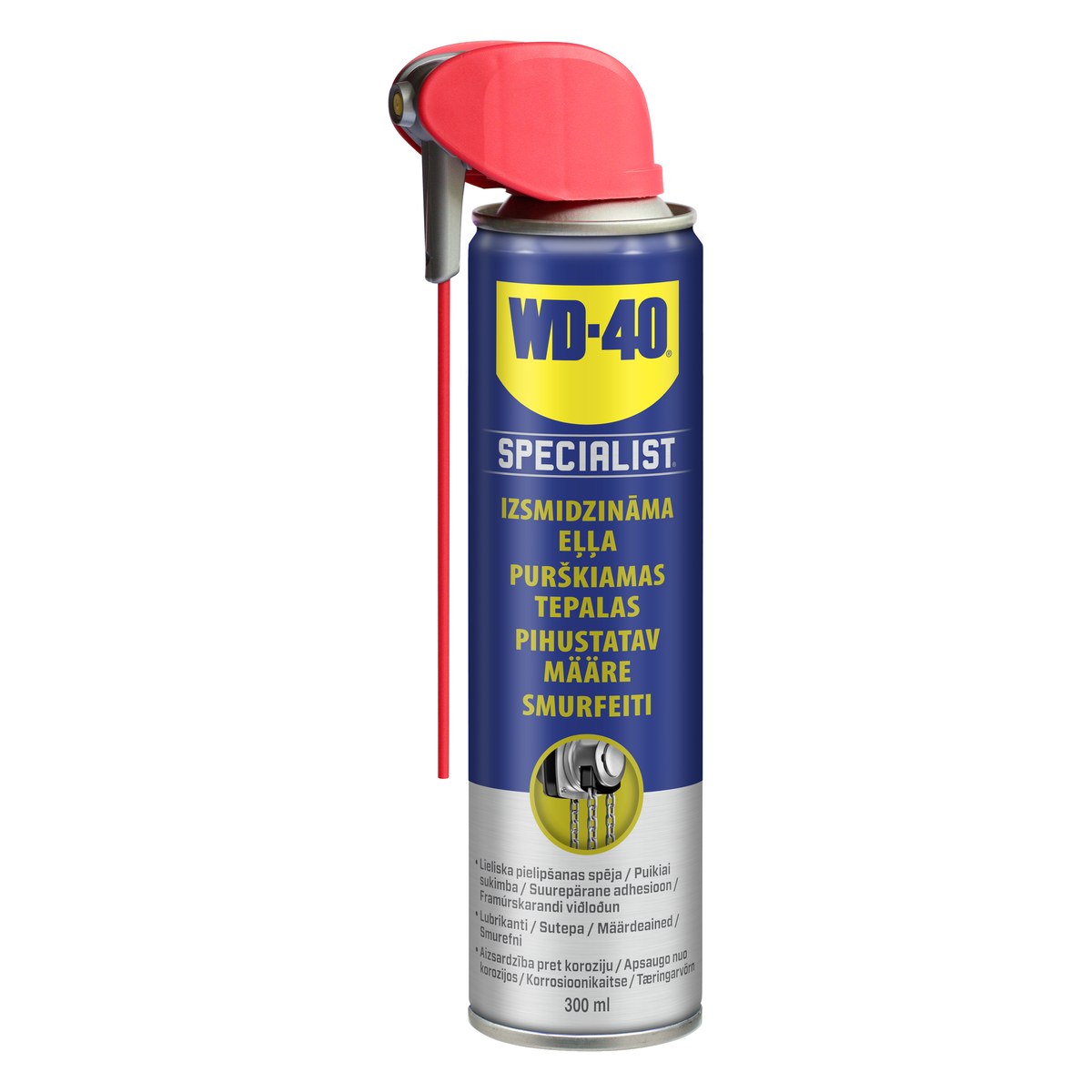 Smērviela aerosolā WD-40 Specialist Spray Grease, 300 ml WD-40-SSG-300 OE SSG-300