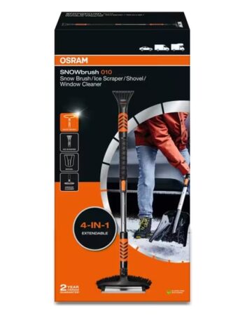 Sniega birste 4 vienā OSRAM SNOW BRUSH 010 ar ledus skrāpi un lāpstu