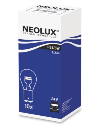 Spuldze NEOLUX P21/5W 24V BAY15d, divu kvēldiegu