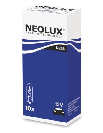 Spuldze NEOLUX W1,2W 12V ar stikla cokolu W2x4,6d