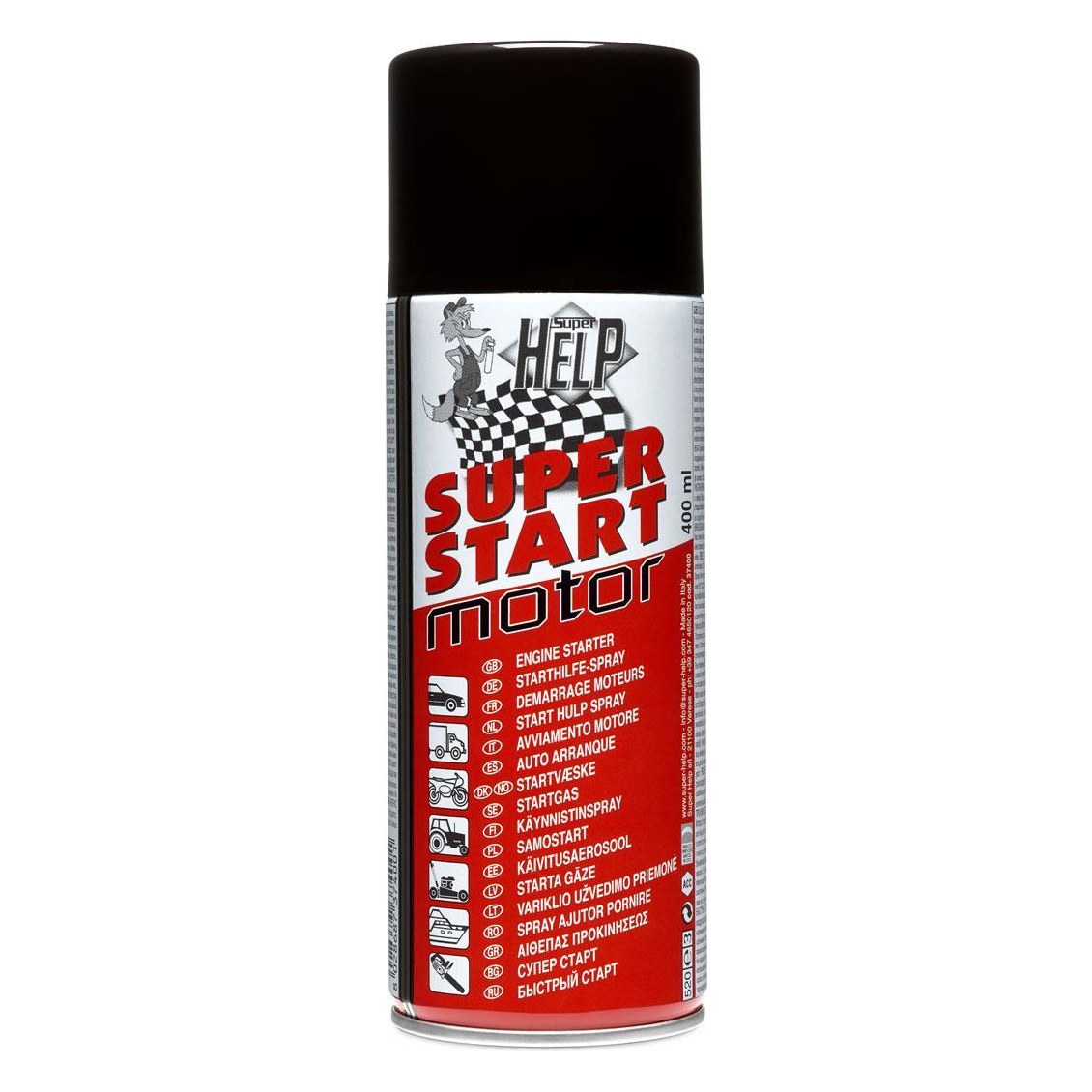 Starta gāze SUPER HELP Super Start, aerosols, 400 ml SH37400 OE 37400