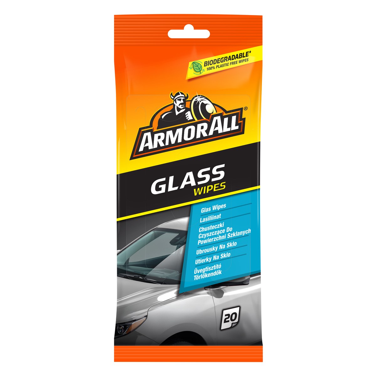Stikla tīrīšanas salvetes Armor All Glass Wipes, 20 gab.