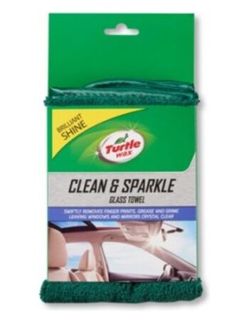 Stiklu tīrīšanas dvielis Turtle Wax Clean & Sparkle Glass Towel