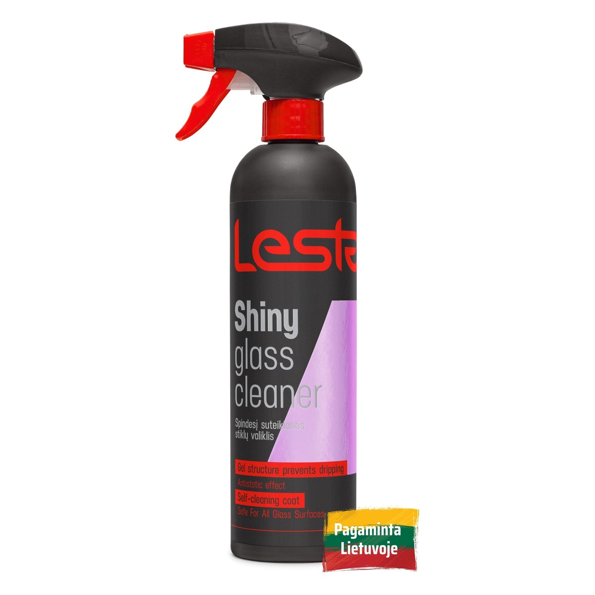 Stiklu tīrītājs LESTA Shiny Glass Cleaner, 500 ml
