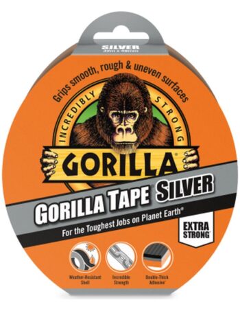 Stipra līmlente Gorilla Tape Silver, pelēka, 32 m x 48 mm