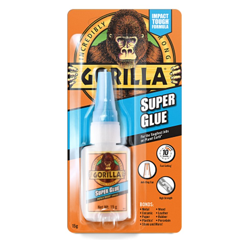 Superlīme Gorilla Super Glue, 15 g GOR4044201 OE Super Glue 15 g