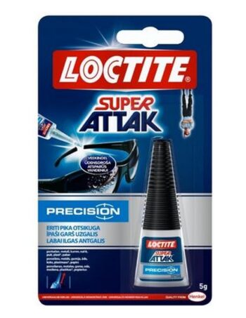 Superlīme LOCTITE Super Attak Precision, 5 g