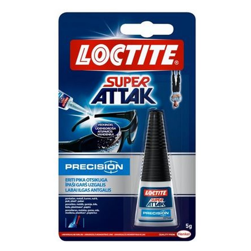 Superlīme LOCTITE Super Attak Precision, 5 g L2986116 OE Super Attak Precision