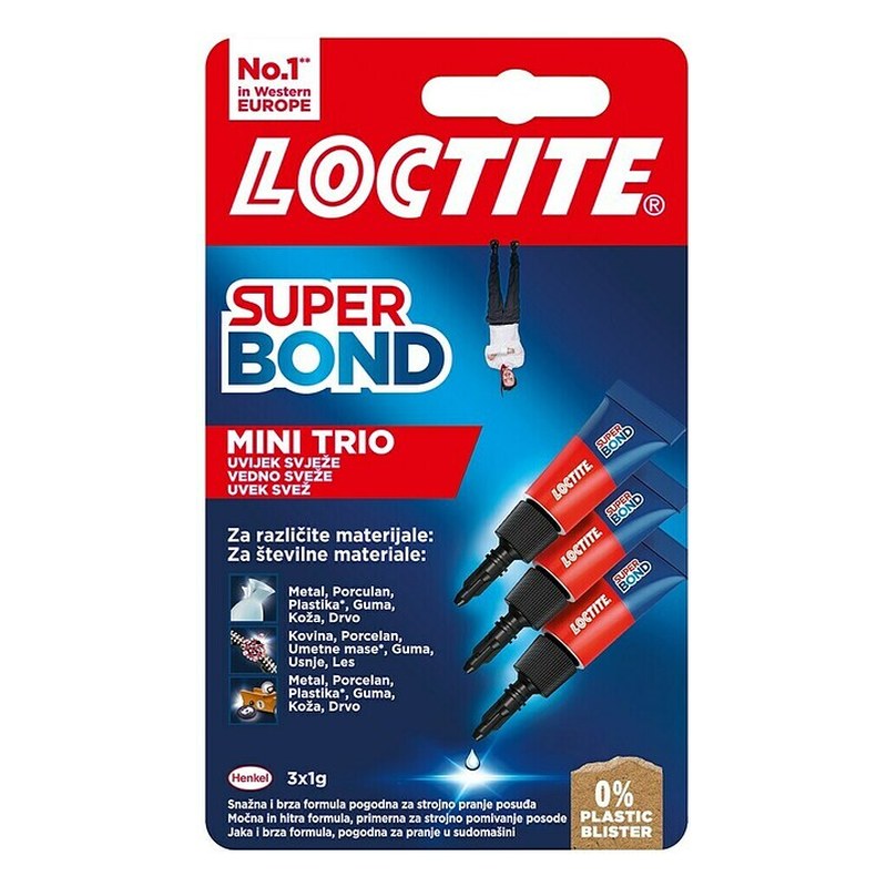 Superlīme LOCTITE Super Bond Mini Trio, 3 x 1 g L2977846 OE Super Bond Mini Trio