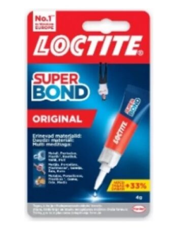 Superlīme LOCTITE Super Bond Original, 4 g