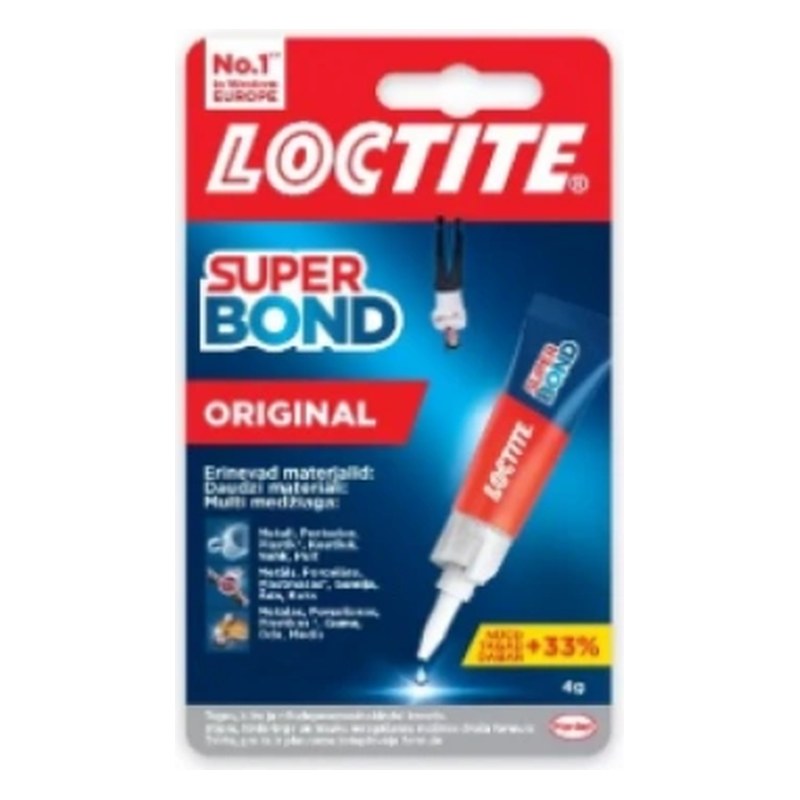 Superlīme LOCTITE Super Bond Original, 4 g L2972741 OE Super Bond Original